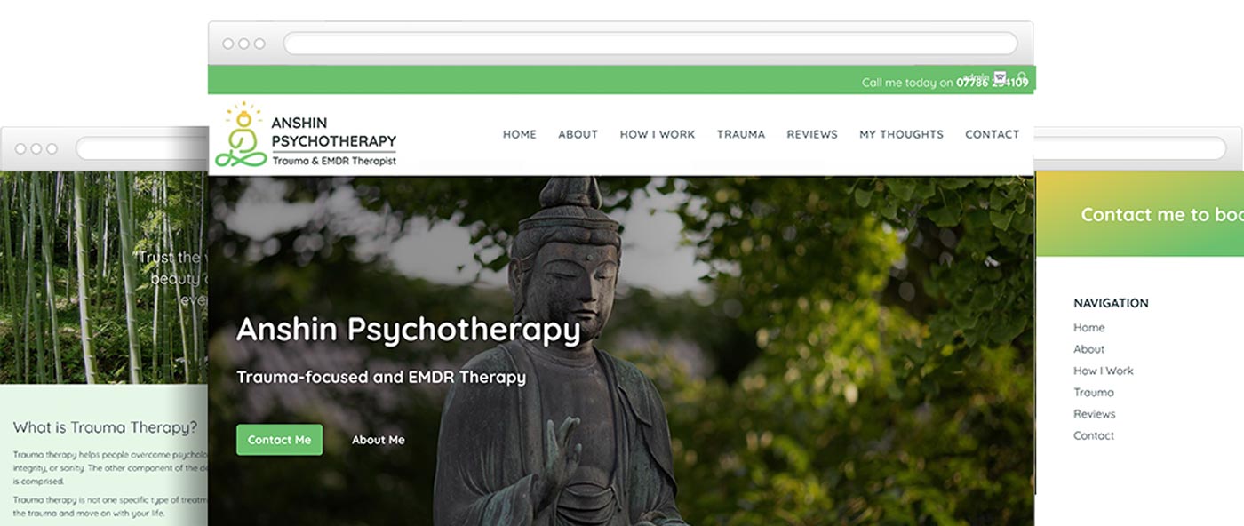 Psychotherapist website design