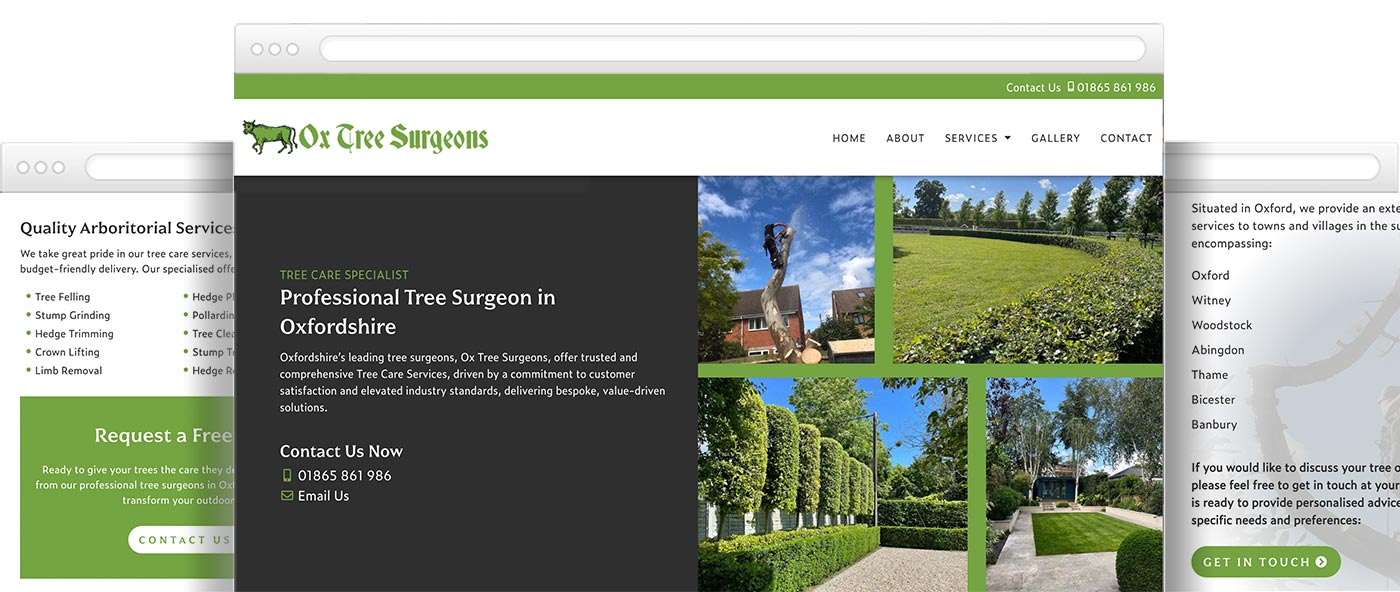 Arborist website design