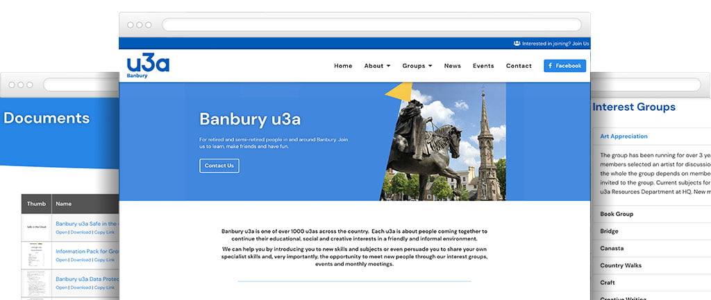 u3a Website Creation Service